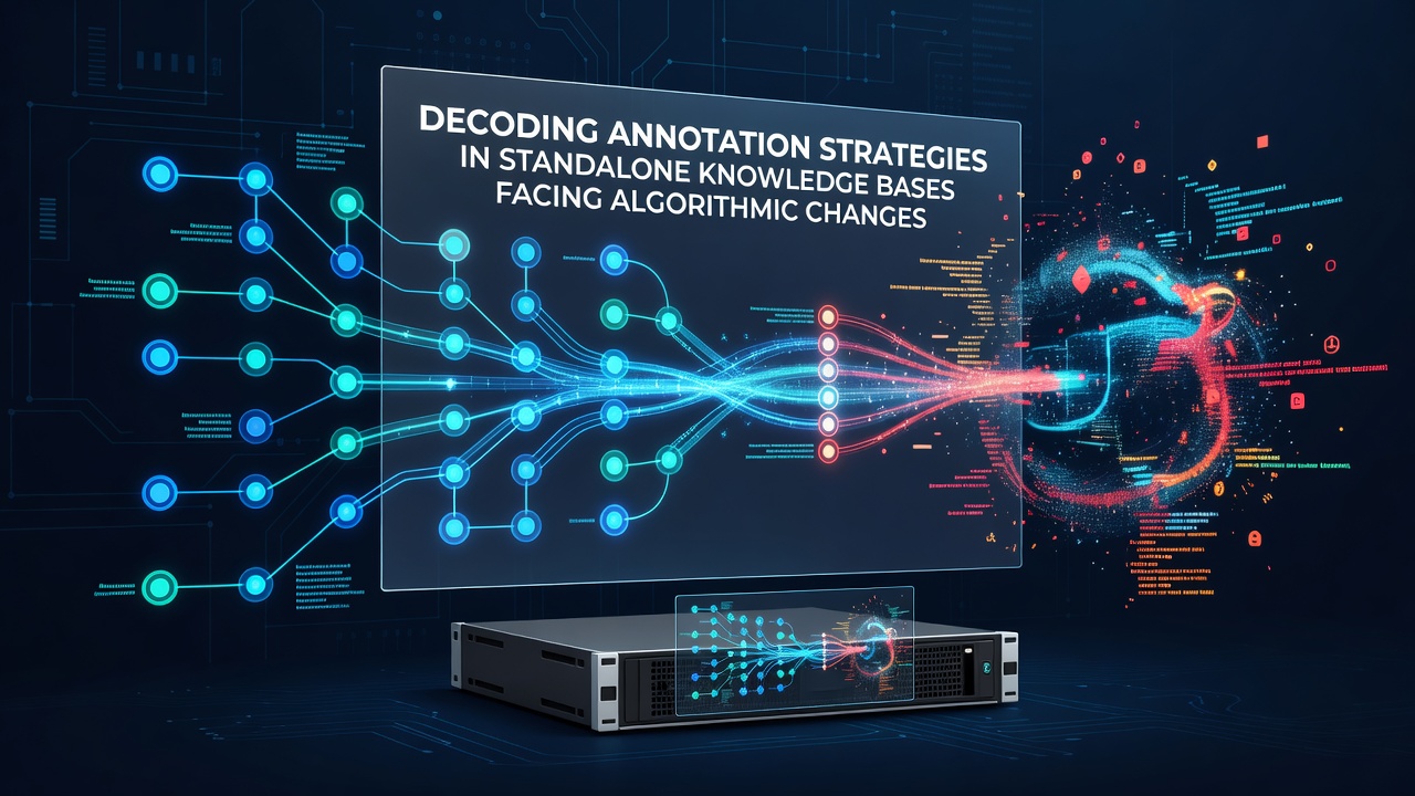 Decoding Annotation Strategies in Standalone Knowledge Bases Facing Algorithmic Changes